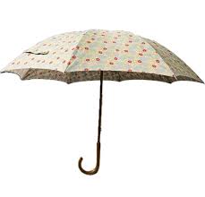 Vintage Metropolitan Museum of Art Cotton Floral Umbrella Wood Handle | eBay