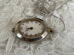 Elegant 1960's Vintage Swiss Ladies Pendant Watch Lucerne ...
