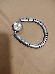 Vintage Timex Watch Women Silver Tone Stretch Band Manual Wind Up | eBay