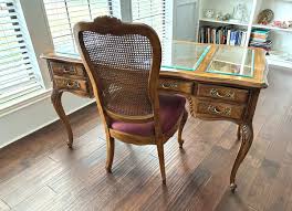 Brown Leather Post - 1950 Time Period Manufactured Antique Desks & Secretaries for sale | eBay