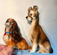 Disney Vintage Lady and The Tramp Porcelain Ceramic ...