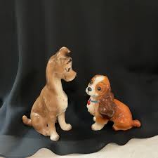 Disney LADY AND THE TRAMP Vintage Figurines Walt Disney ...