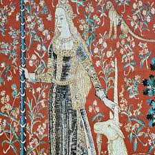Amazon.com: Aubelin Tapestry Large TOUCH The Lady & Unicorn Medieval Tapestry Wall Hanging Jacquard Weave Size 55"x42" : Home & Kitchen
