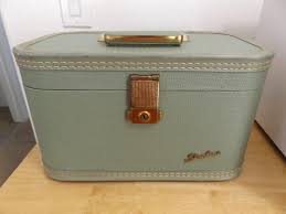 Vintage Starline Hardshell Train Case / Lady Baltimore Green Suitcase - Etsy