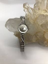 Ladies Vintage Wittnauer 10K RGP Diamond Accent Bezel ...