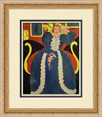 Henri Matisse Lady in Blue Custom Framed Print - Etsy