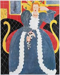Grand Robe Bleue, Fond Noir | Henri Matisse | RoGallery