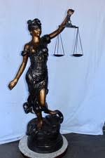 Lady Justice Bronze Décor Sculptures & Figurines for sale | eBay