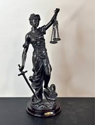 Lady Justice Figurine. Scales of Justice Statue. Legal Office Decor. Original Box. - Etsy