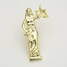 Lapel Pin- Lady Justice – Supreme Court Gifts