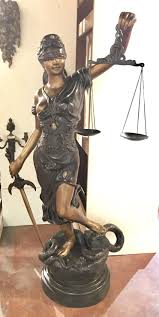 Large Bronze Blind Justice Statue 60"H – timelessbronze.com