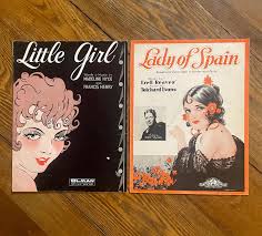 Vintage Ukulele Sheet Music: 1930s 'little Girl' & 1940s ...