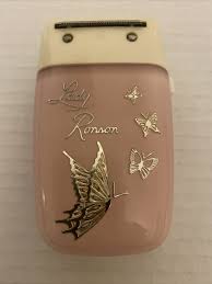 Vintage Lady Robson Electric Shaver Pink With Butterfly ...
