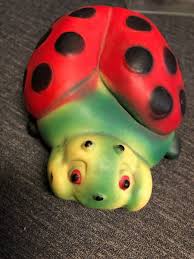 Vintage 1940's the Squeeze Toy Ladybug Fully Function Metal Whistle | eBay