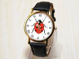 Ladybug Watch, Beetle Watch, Women's Watch, Insect Watch ...