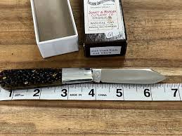 Schatt & Morgan Plain Bone Handle Collectible Modern Folding ...