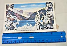 Vintage Lake Louise Winter Snow Covered Trees Vintage Real Photo Postcard | eBay