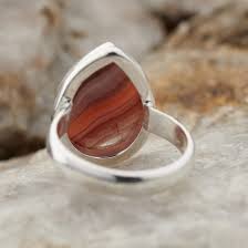 Lake Superior Agate Sterling Silver Ring - Cast a Stone