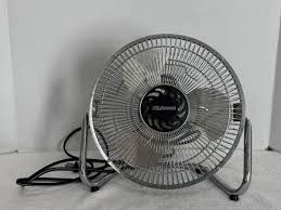 Vintage Lakewood Electric 3 Speed Tilting Chrome Fan 9 ...