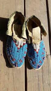 Antique Native American Plains Moccasins - Etsy