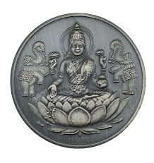Laxmi/Lakshmi Silver Coin 999 Pure Silver Coin 20 grams ...