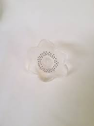 Vintage Lalique Anemone Frosted and Clear Glass Flower ...