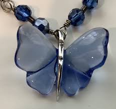 LALIQUE PAPILLON BUTTERFLY unique Swarovski Crystal Sterling ...