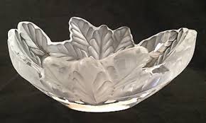 Lalique Oak Leaf Compiegne Bowl | eBay