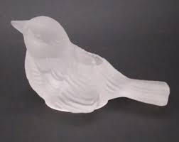 Frosted Bird Candle Holder - Etsy