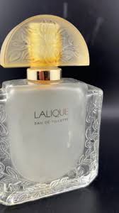Vintage Lalique Eau De Toilette Bottle Orange Top, Perfume ...
