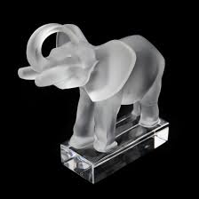 Lalique and Baccarat Crystal Elephants (Lot 98 - The End-of ...