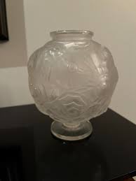 Original French Art Deco Ball Vase Signed Sabino France ...