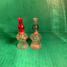 Pair Vintage Japan Glass Perfumes Oil Lanterns 4" Empty | eBay