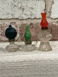 Tiny Hurricane Oil Lamp Perfume Bottles ~Lot Of 3~Empty ...
