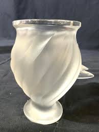 Sold at Auction: LALIQUE France CRYSTAL ROSINE Vase