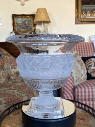 French Chic Art Deco Versailles Glass Bowl by H Hoffman - Etsy