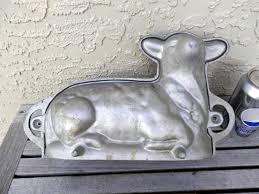 Vtg Two Pcs Aluminum Lamb Baking Mold Gd Cond Free S/H | eBay