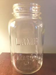 Antique Lamb Mason Preserving Canning Jar Quart - Etsy
