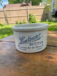 Vintage Lambrecht's Butter Crock - Etsy