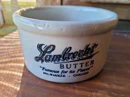 Vintage lambrecht Butter Stoneware - Etsy
