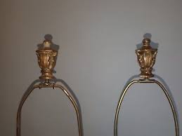 Pair of Massive Carved Style Table Lamps as is | eBay