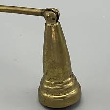 Vintage Solid Brass 10 in Candle Flame Snuffer Bell Shape ...