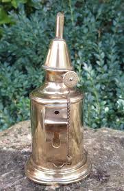 Real PIGEON LAMP in Brass / Mineral Essence Lamp / Period ...