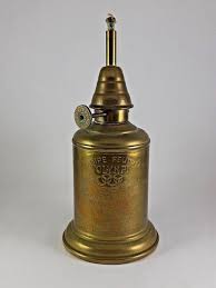Vintage Lampe Feutree Olympe Burning Gasoline Old Brass ...