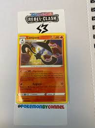 Pokemon Card - Rebel Clash - Lampent No:32 - Etsy