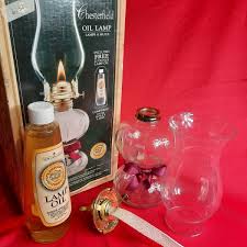 Vintage 16" Chesterfeild Oil Lamp, In original Box w/oil | eBay
