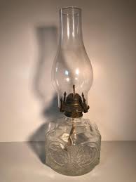 LOT 103L: Vintage Lamplight Farms 6-Sided Horse & Buggy Glass Oil Lamp & Vintage Lamplight Farms Wall Hanging Oil Lamp | EstateSales.org