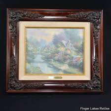 Thomas Kinkade Lamplight Bridge Canvas Print 7.5" x 10" | eBay