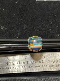 Jay King Silver Women Ring multi color stone Size 6.75 | eBay