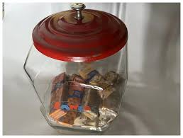 Vintage Extra Large 8-Sided Lance Cracker Display Jar 1930s ...